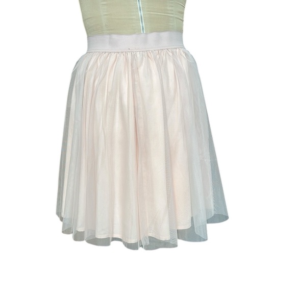 NWT Torrid Blush Pink Tulle Full Mini Skirt Balletcore Feminine Girly 0 - Picture 4 of 13